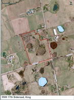 Aerial - Country homes for sale and luxury real estate including horse farms and property in the Caledon and King City areas near Toronto